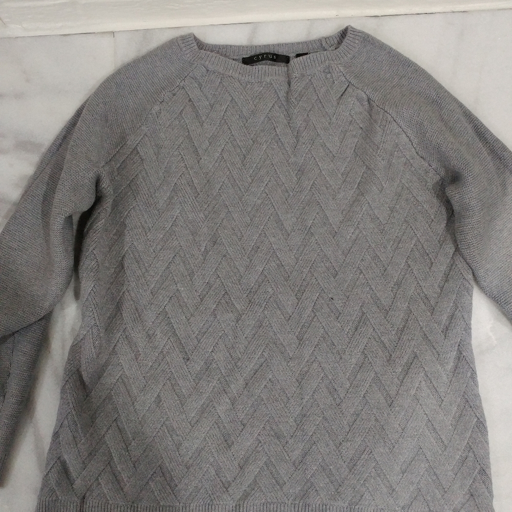 Gray Knit Sweater